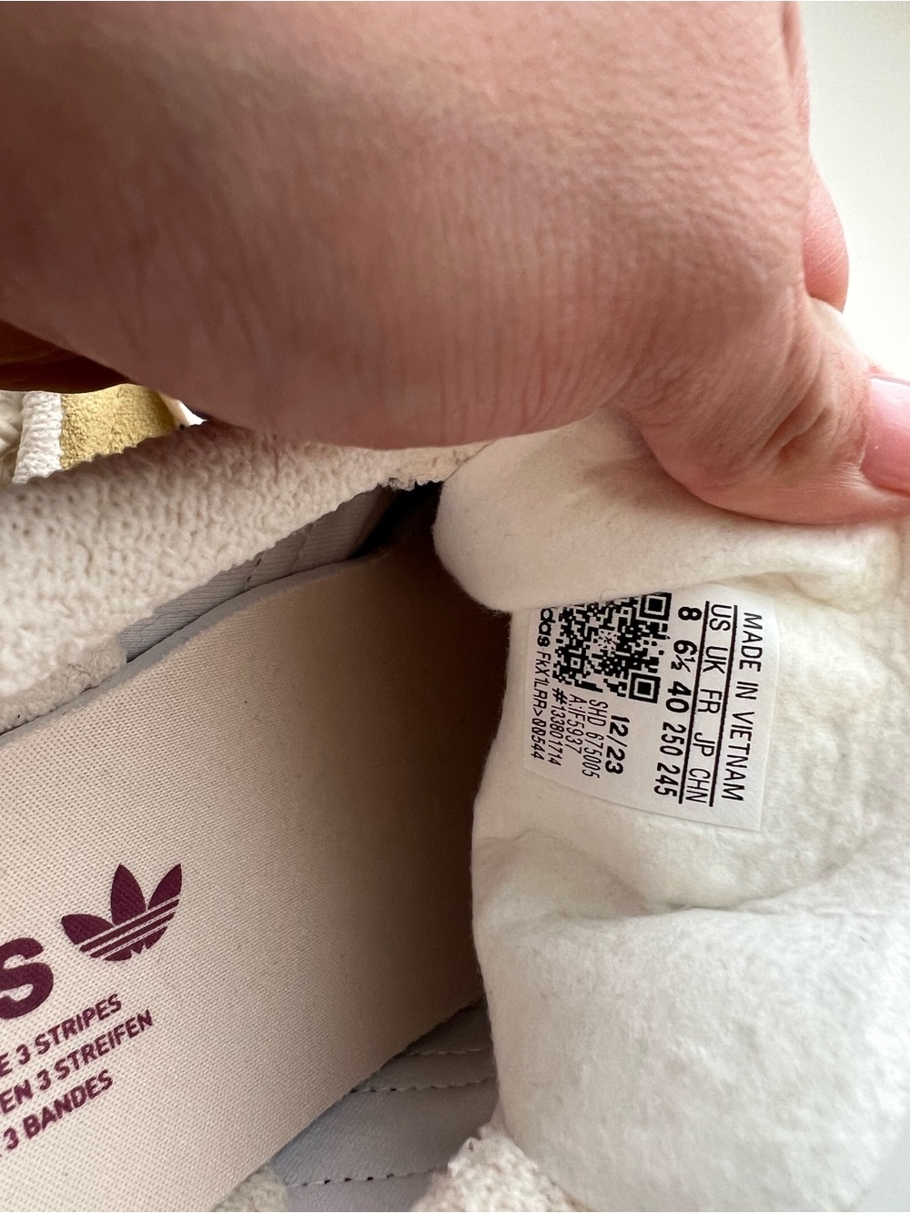 Adidas Gazelle Bold
Almost Yellow Maroon (Women's) - Picture 6 of 6